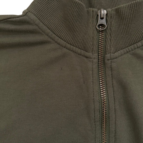 Marine Layer | Rory Zip Sweatshirt in Olive Size S - Picture 5 of 13